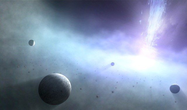 Lubang Hitam Supermasif dalam Pembentukan Sebuah Planet