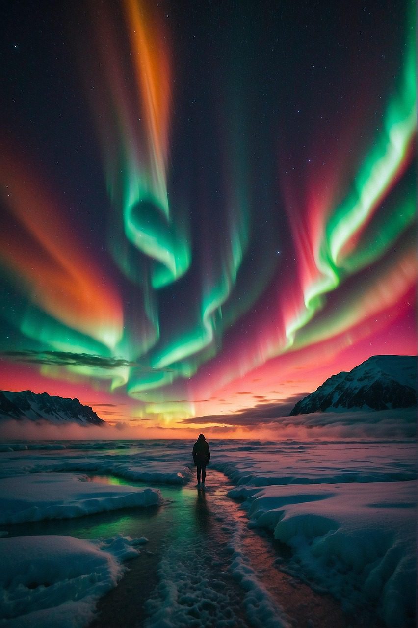 ai generated, northern lights, aurora borealis, winter, landscape, aurora, aurora australis, magnetosphere, aurora borealis, aurora borealis, aurora, aurora, aurora, aurora, aurora