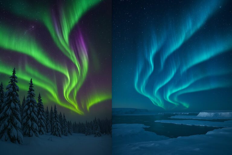 Aurora Borealis vs Aurora Australis