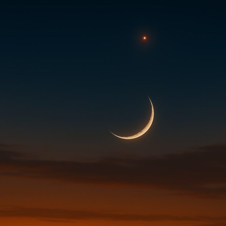 Konjungsi Bulan dan Jupiter